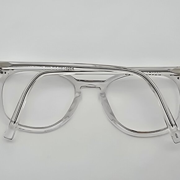 *SOLD*Warby Parker Carlton XW 500 Crystal Clear Eyeglasses Frame w/ Box and Case - Picture 12 of 16